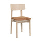 Wolcott Stol Brun/Vitpigmenterad Ek