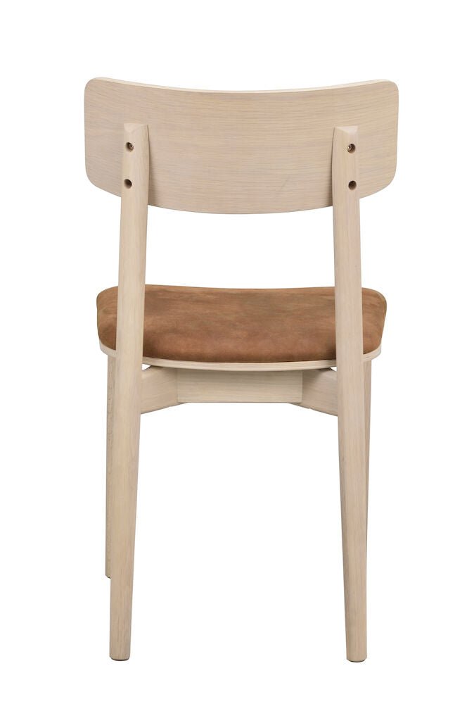 Wolcott Stol Brun/Vitpigmenterad Ek | Rowico Home | 7340126556450 | 120941 | Maessing Interiör