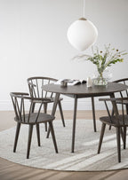 Yumi Matbord Brun Ek Ø115 | Rowico Home | 7340126565353 | 119212 | Maessing Interiör