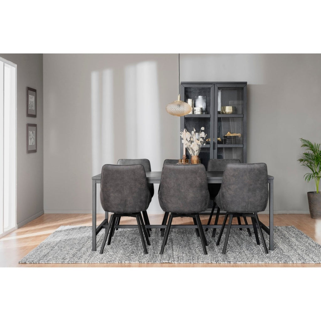 Alison Stol Mörkgrå/Svart | Rowico Home | 7340126585757 | 118069 | Maessing Interiör