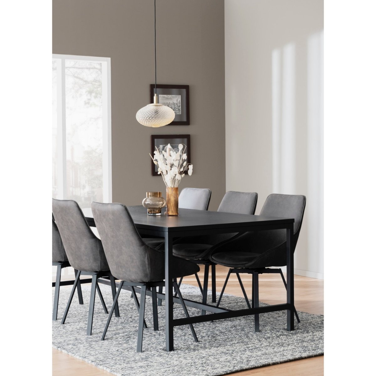 Alison Stol Mörkgrå/Svart | Rowico Home | 7340126585757 | 118069 | Maessing Interiör