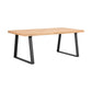 Brooklyn Matbord Ek/Svarta U - ben 170 | Rowico Home | 7340126547205 | 119836 | Maessing Interiör