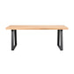 Brooklyn Matbord Ek/Svarta U - ben 170 | Rowico Home | 7340126547205 | 119836 | Maessing Interiör