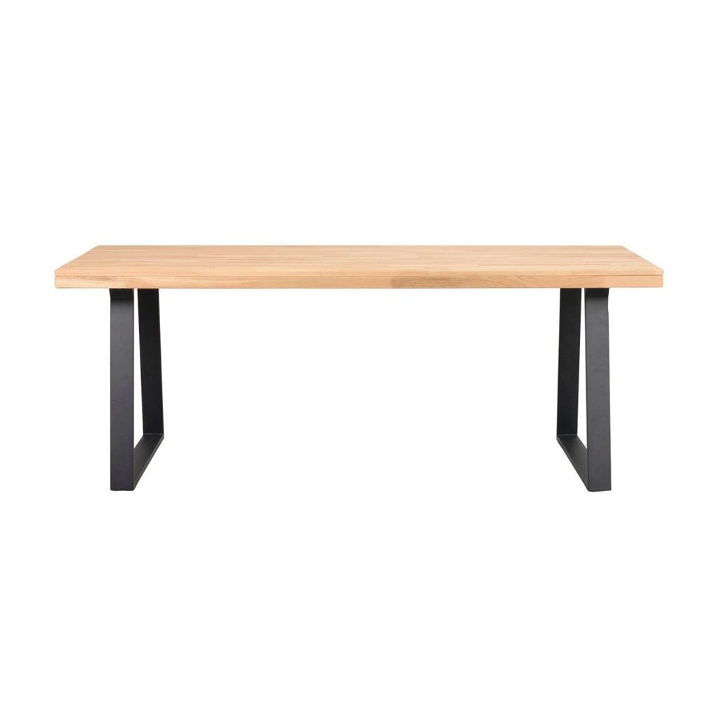Brooklyn Matbord Ek/Svarta U - ben 170 | Rowico Home | 7340126547205 | 119836 | Maessing Interiör