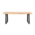 Brooklyn Matbord Ek/Svarta U - ben 170 | Rowico Home | 7340126547205 | 119836 | Maessing Interiör