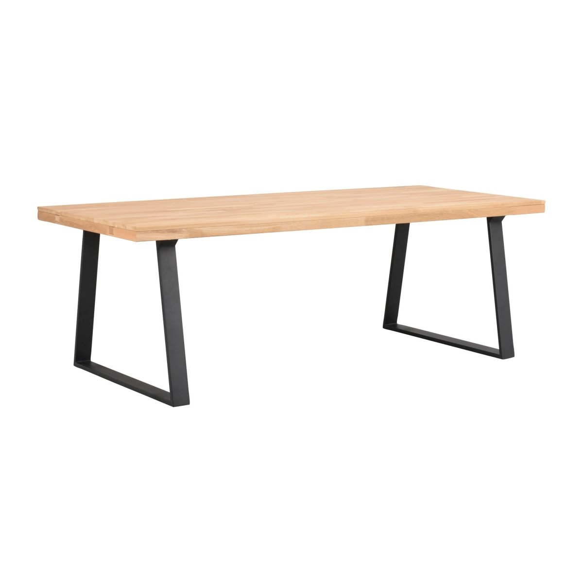 Brooklyn Matbord Ek/Svarta U - ben 220 | Rowico Home | 7340126545515 | 119822 | Maessing Interiör
