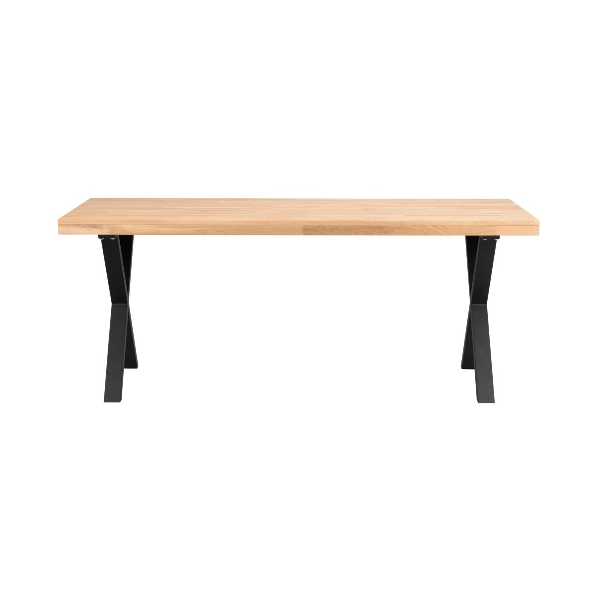 Brooklyn Matbord Ek/Svarta X - ben 170 | Rowico Home | 7340126547243 | 119839 | Maessing Interiör