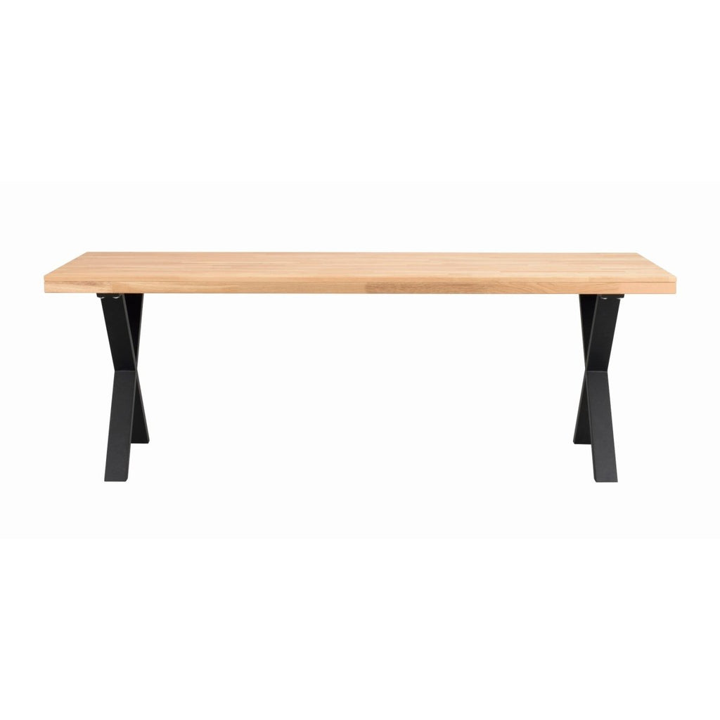 Brooklyn Matbord Ek/Svarta X - ben 220 | Rowico Home | 7340126545560 | 119826 | Maessing Interiör