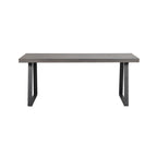 Brooklyn Matbord Mörkbrun/Svarta U - ben 170 | Rowico Home | 7340126547168 | 119834 | Maessing Interiör