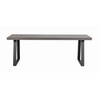 Brooklyn Matbord Mörkbrun/Svarta U - ben 220 | Rowico Home | 7340126545461 | 119820 | Maessing Interiör
