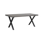 Brooklyn Matbord Mörkbrun/Svarta X - ben 170 | Rowico Home | 7340126547229 | 119837 | Maessing Interiör