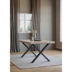 Brooklyn Matbord Vitpigmenterad/Svarta X - ben 170 | Rowico Home | 7340126547236 | 119838 | Maessing Interiör