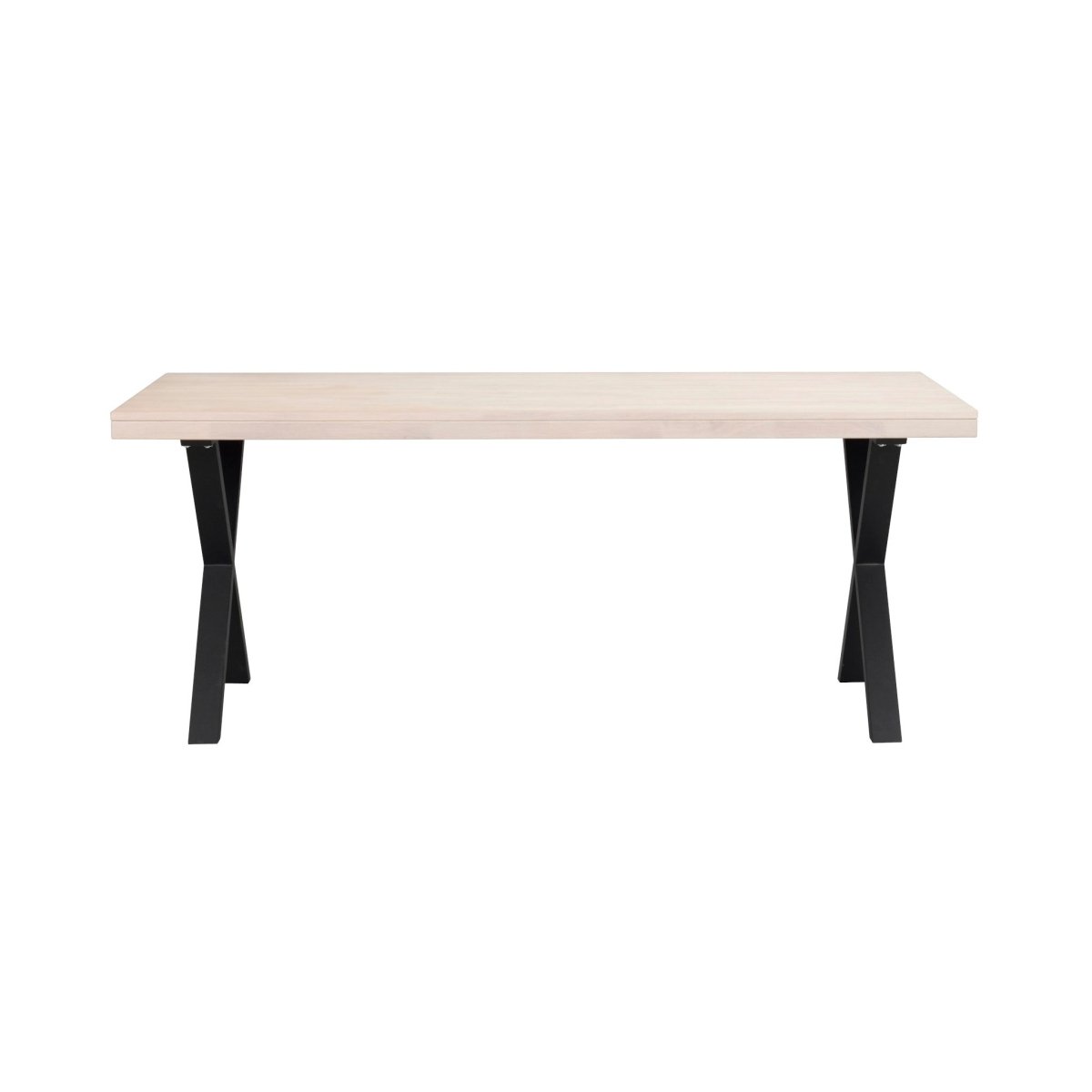 Brooklyn Matbord Vitpigmenterad/Svarta X - ben 170 | Rowico Home | 7340126547236 | 119838 | Maessing Interiör