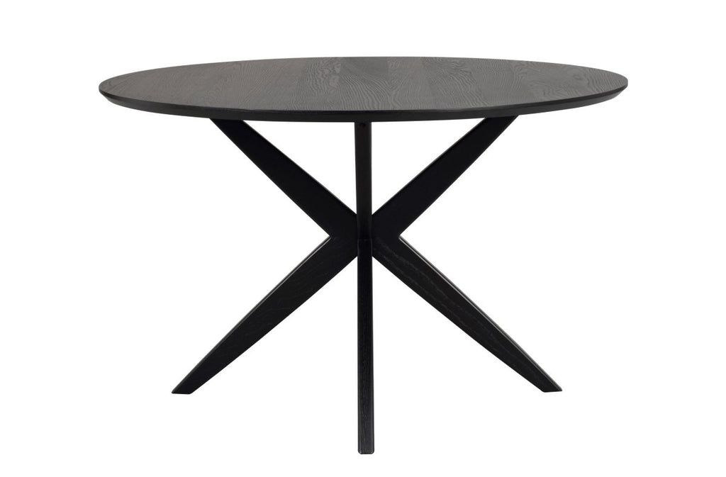 Calverton Matbord Svart Ek 120 Ø | Rowico Home | 7340126555255 | 120658 | Maessing Interiör