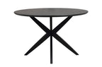 Calverton Matbord Svart Ek 120 Ø | Rowico Home | 7340126555255 | 120658 | Maessing Interiör