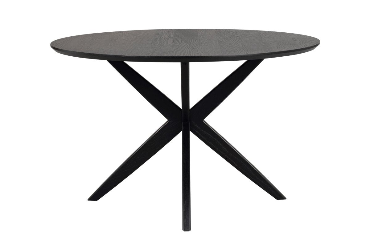 Calverton Matbord Svart Ek 120 Ø | Rowico Home | 7340126555255 | 120658 | Maessing Interiör
