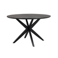Calverton Matbord Svart Ek 120 Ø | Rowico Home | 7340126555255 | 120658 | Maessing Interiör
