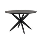 Calverton Matbord Svart Ek 120 Ø | Rowico Home | 7340126555255 | 120658 | Maessing Interiör