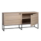 Everett Sideboard Vitpigmenterad/Svart | Maessing Interiör | Sideboard | 7340126536070 | 118768 | Rowico Home