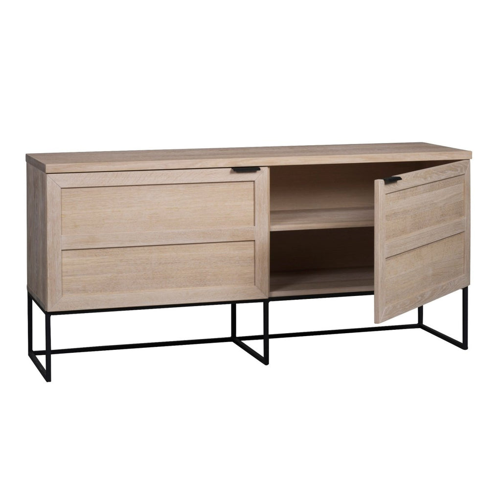 Everett Sideboard Vitpigmenterad/Svart | Rowico Home | 7340126536070 | 118768 | Maessing Interiör