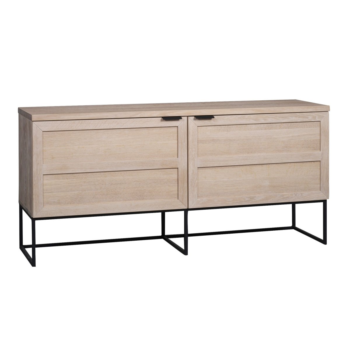 Everett Sideboard Vitpigmenterad/Svart | Maessing Interiör | Sideboard | 7340126536070 | 118768 | Rowico Home