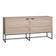 Everett Sideboard Vitpigmenterad/Svart