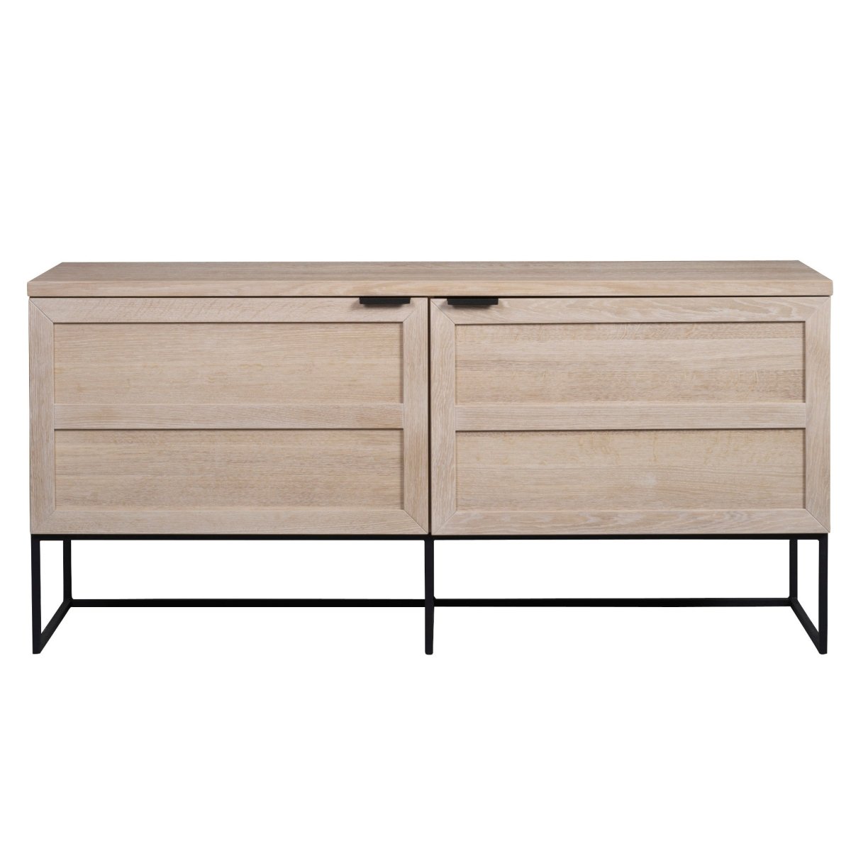 Everett Sideboard Vitpigmenterad/Svart | Maessing Interiör | Sideboard | 7340126536070 | 118768 | Rowico Home