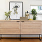 Everett Sideboard Vitpigmenterad/Svart | Maessing Interiör | Sideboard | 7340126536070 | 118768 | Rowico Home