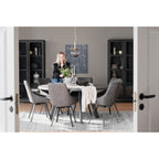 Everett Vitrinskåp Svart | Rowico Home | 7340126536391 | 118788 | Maessing Interiör