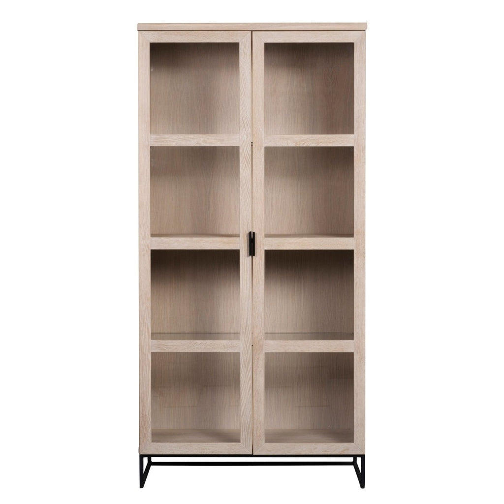 Everett Vitrinskåp Vitpigmenterad/svart | Rowico Home | 7340126536131 | 118773 | Maessing Interiör