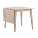 Filippa Klaffbord Vitpigmenterad Ek 80+45