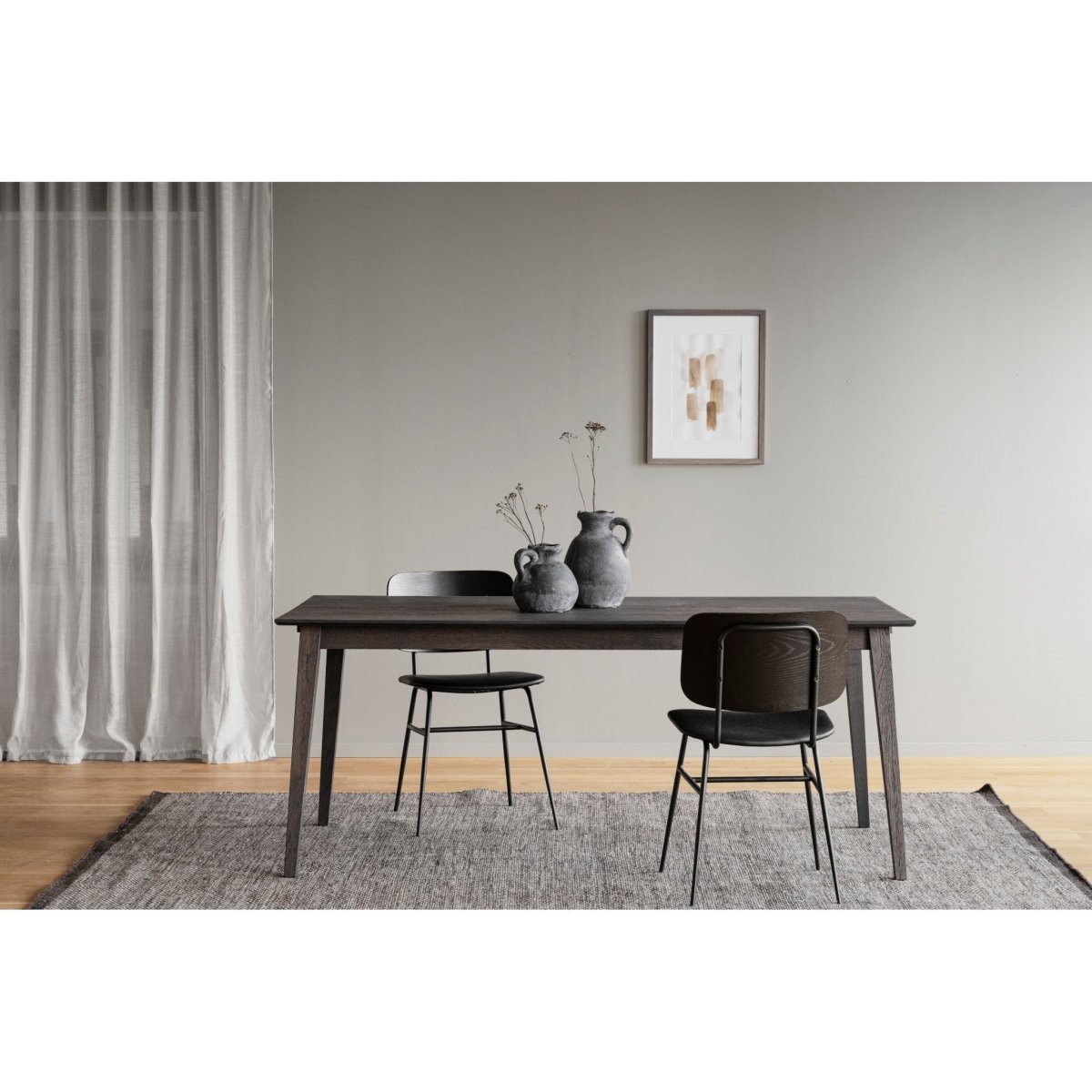 Filippa Matbord 180 Mörkbrun Ek | Rowico Home | 7340126535905 | 113727 | Maessing Interiör