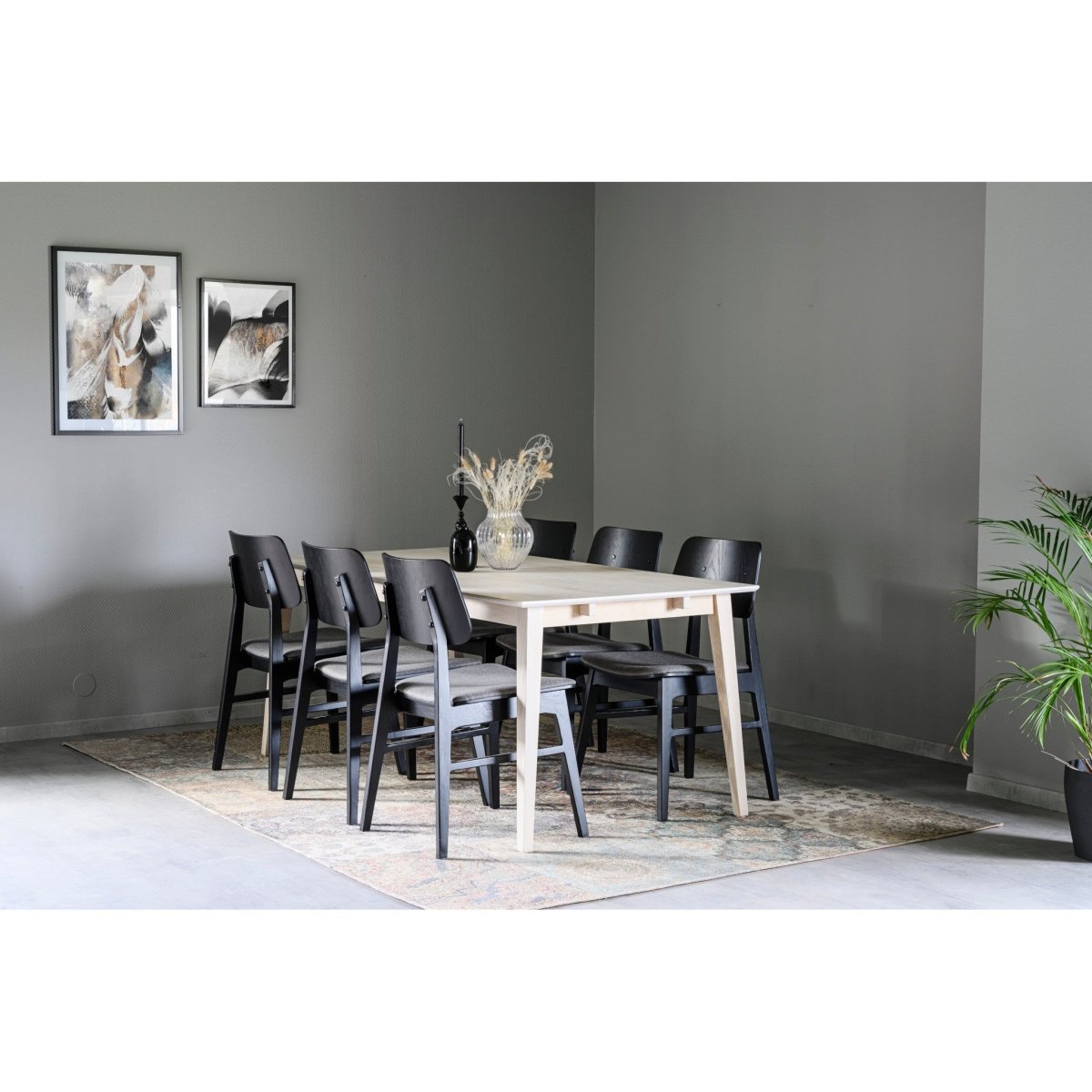 Filippa Matbord 180 Vitpigmenterad Ek | Rowico Home | 7340126506349 | 113729 | Maessing Interiör
