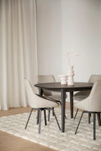 Filippa Matbord Runt 120/165 Mörkbrun | Rowico Home | 7340126554395 | 113830 | Maessing Interiör
