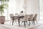 Filippa Matbord Runt 120/165 Mörkbrun | Rowico Home | 7340126554395 | 113830 | Maessing Interiör