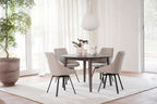 Filippa Matbord Runt 120/165 Mörkbrun | Rowico Home | 7340126554395 | 113830 | Maessing Interiör