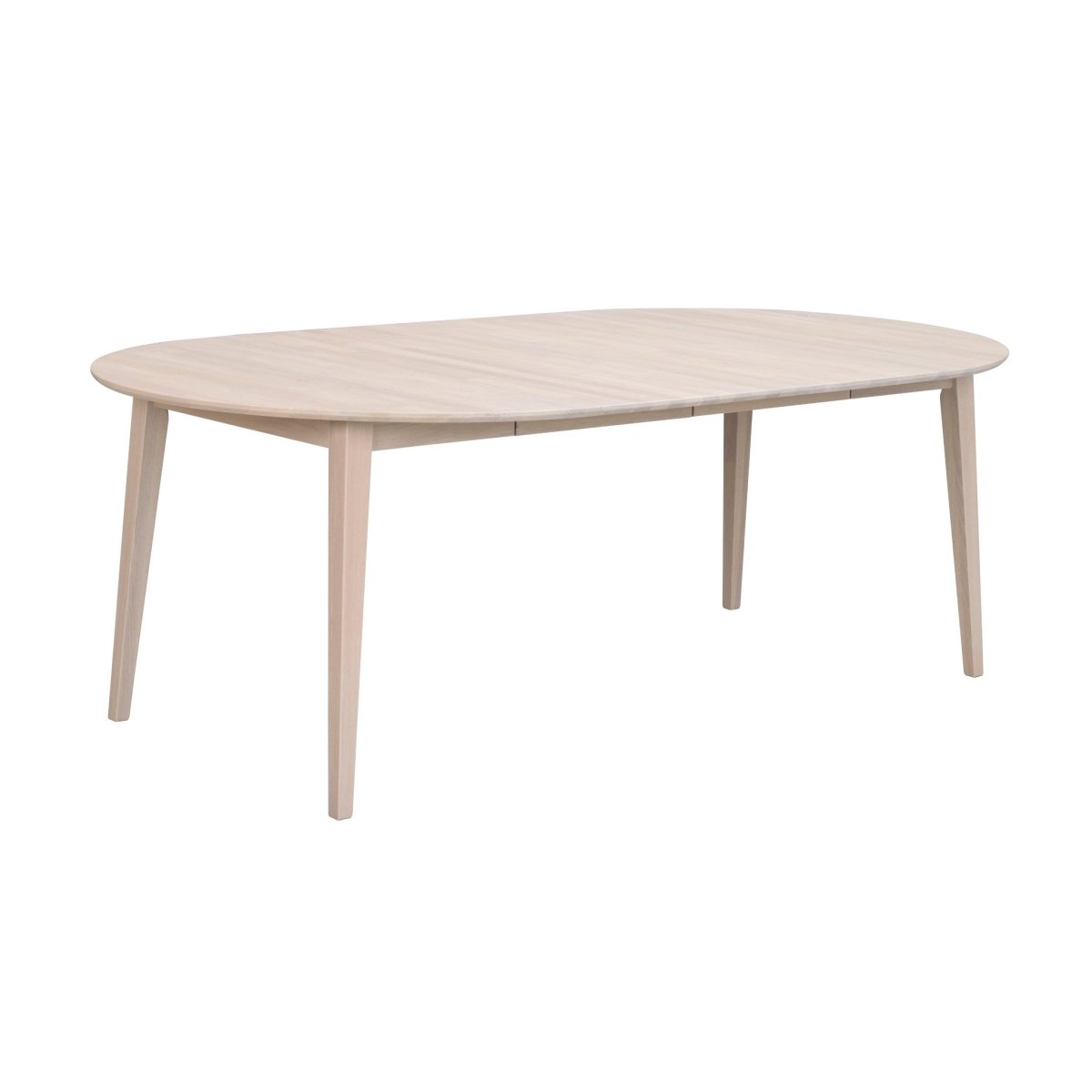 Filippa Matbord Runt 120/165 Vitpigmenterad Ek | Rowico Home | 7340126547250 | 113756 | Maessing Interiör