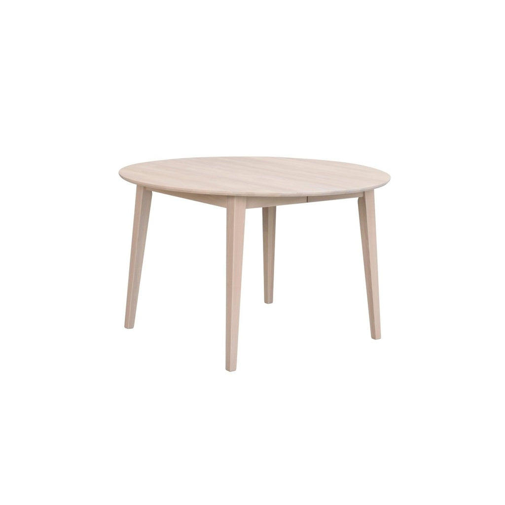 Filippa Matbord Runt 120/165 Vitpigmenterad Ek | Rowico Home | 7340126547250 | 113756 | Maessing Interiör