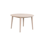 Filippa Matbord Runt 120/165 Vitpigmenterad Ek | Rowico Home | 7340126547250 | 113756 | Maessing Interiör
