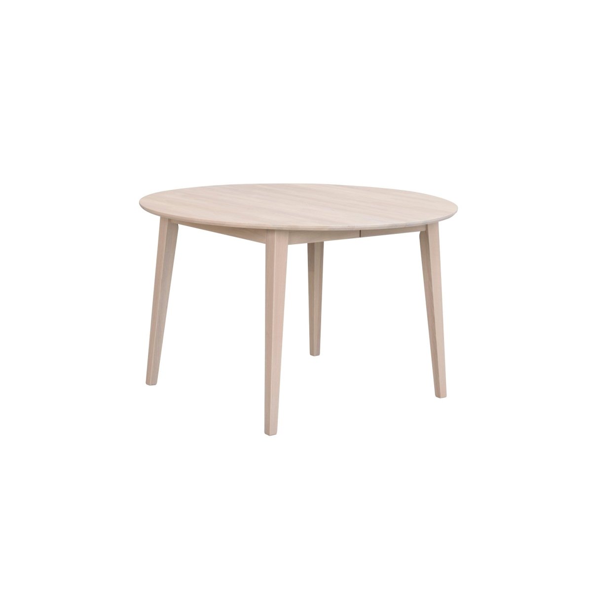Filippa Matbord Runt 120/165 Vitpigmenterad Ek | Rowico Home | 7340126547250 | 113756 | Maessing Interiör