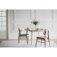 Filippa Matbord Runt 120/165 Vitpigmenterad Ek | Rowico Home | 7340126547250 | 113756 | Maessing Interiör