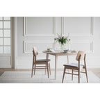 Filippa Matbord Runt 120/165 Vitpigmenterad Ek | Rowico Home | 7340126547250 | 113756 | Maessing Interiör