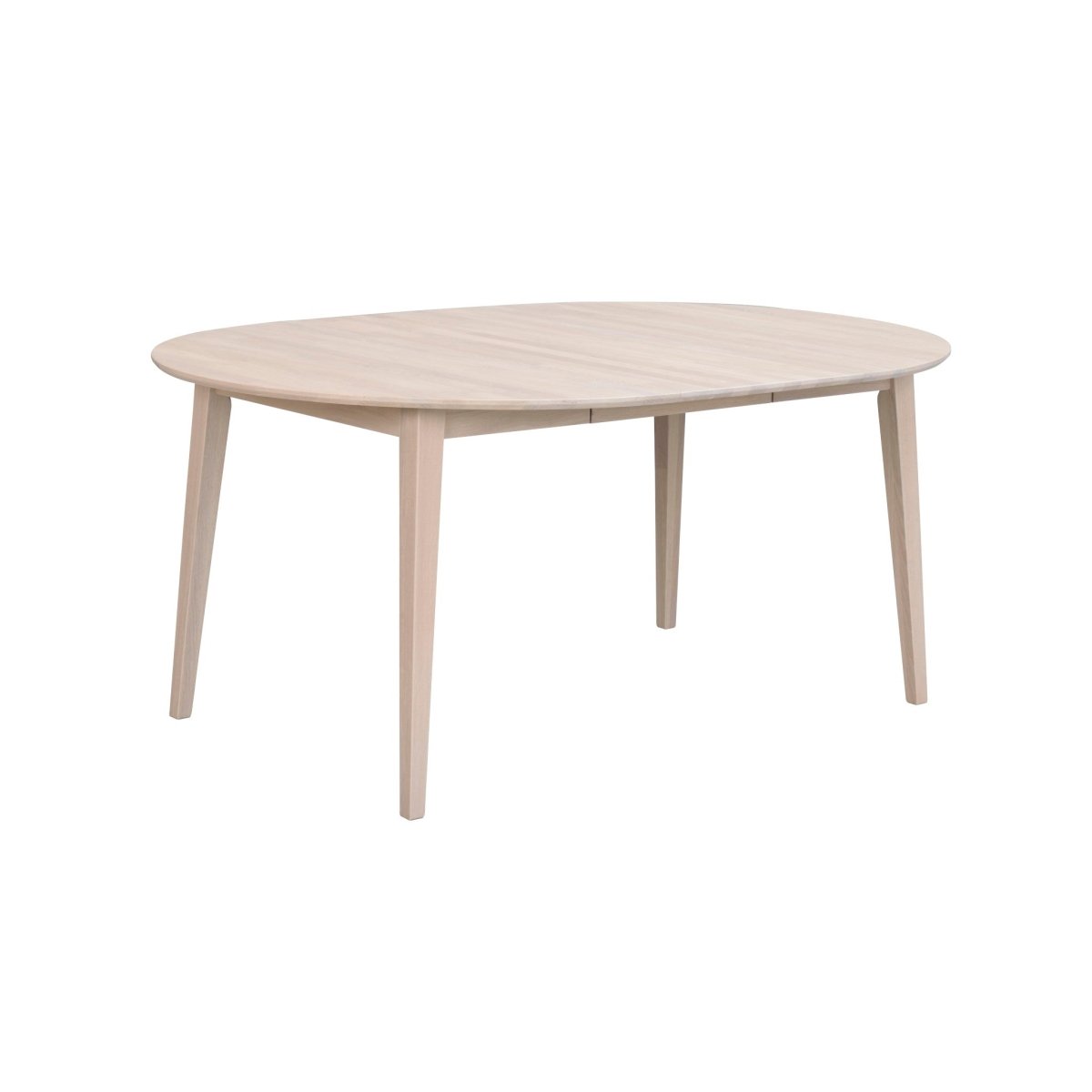 Filippa Matbord Runt 120/165 Vitpigmenterad Ek | Rowico Home | 7340126547250 | 113756 | Maessing Interiör