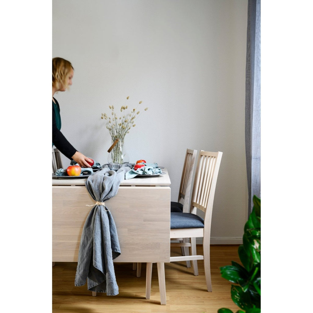 Filippa Stol Vitpigmenterad Ek/Grå | Rowico Home | 7340126515778 | 113782 | Maessing Interiör