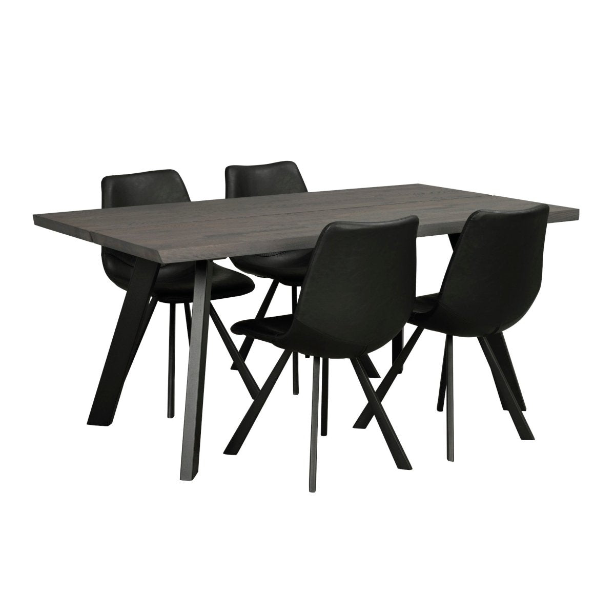 Fred Matbord Mörkbrun/Svart 170 | Rowico Home | 7340126537046 | 117432 | Maessing Interiör