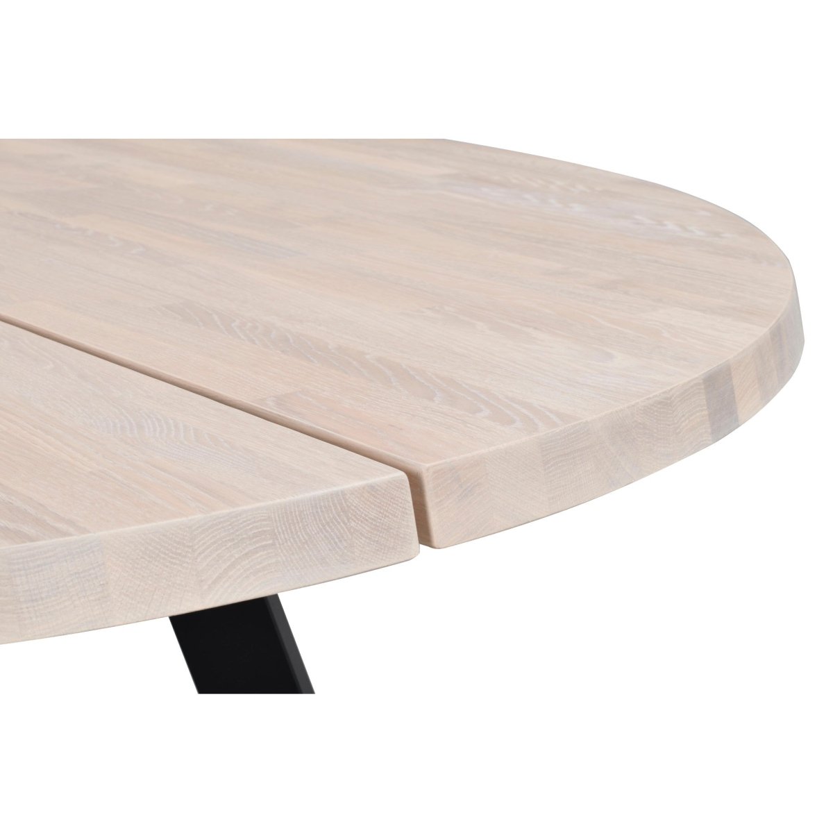 Fred Matbord Vitpigmenterad/Svart 160 Ø | Rowico Home | 7340126545706 | 117442 | Maessing Interiör