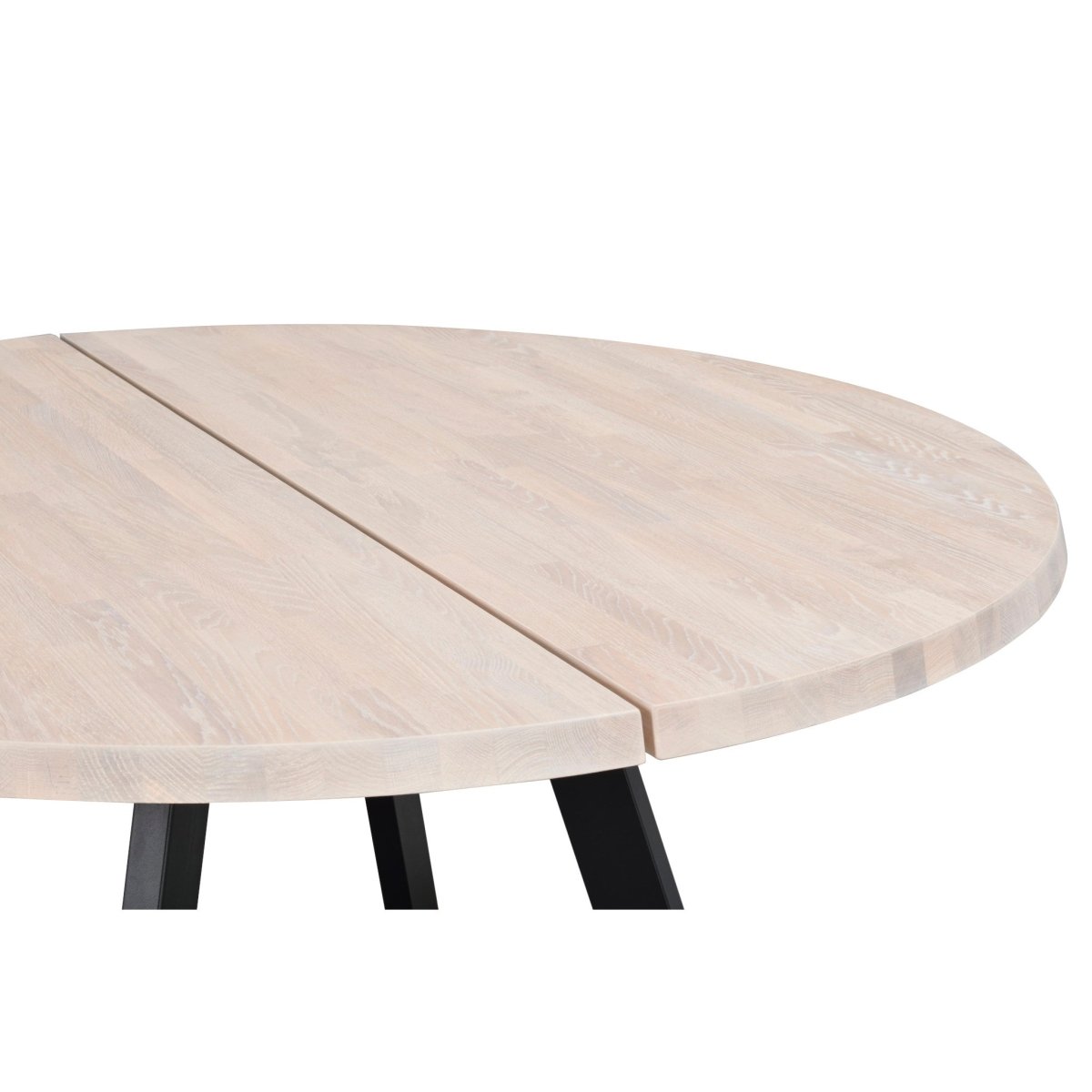 Fred Matbord Vitpigmenterad/Svart 160 Ø | Rowico Home | 7340126545706 | 117442 | Maessing Interiör