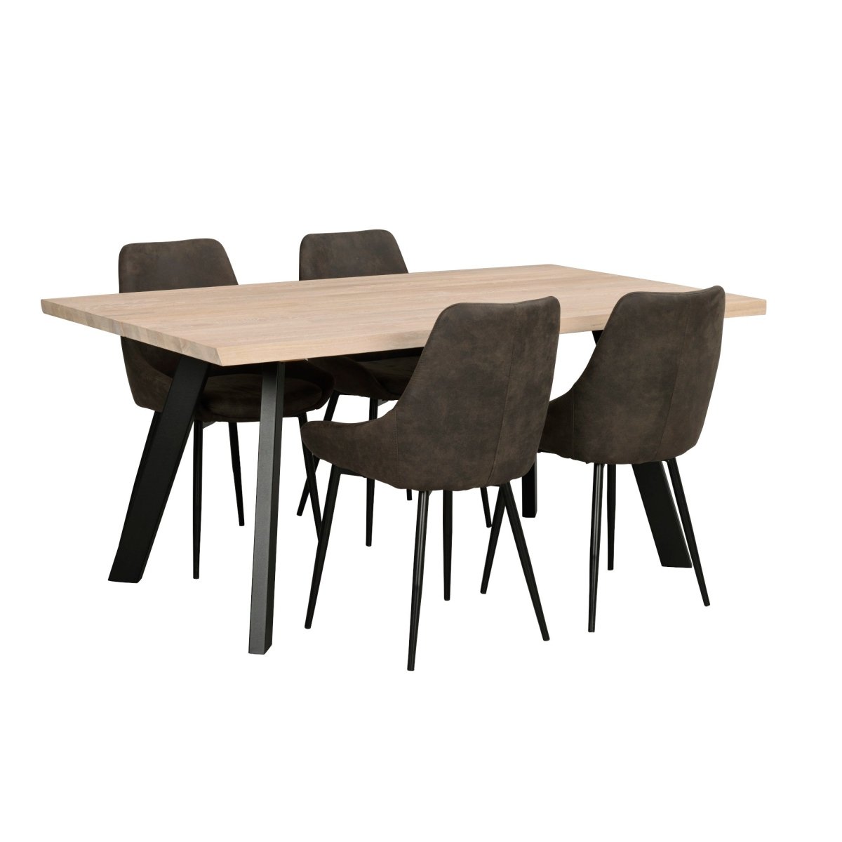 Fred Matbord Vitpigmenterad/Svart 170 | Rowico Home | 7340126537015 | 117422 | Maessing Interiör
