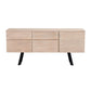 Fred Sideboard Vitpigmenterad/Svart | Maessing Interiör | Sideboard | 7340126525777 | 117421 | Rowico Home