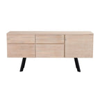 Fred Sideboard Vitpigmenterad/Svart | Rowico Home | 7340126525777 | 117421 | Maessing Interiör